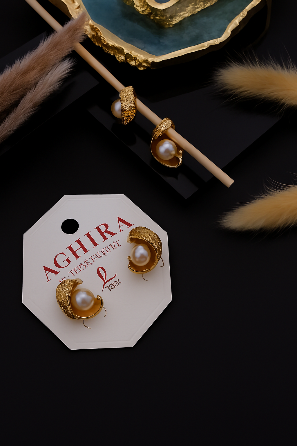 Pearl Stud Earrings | Elegant Korean-Inspired Design